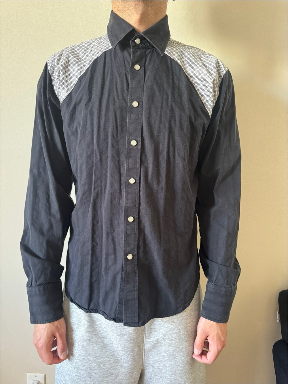 Vintage Western Button-Up Shirt